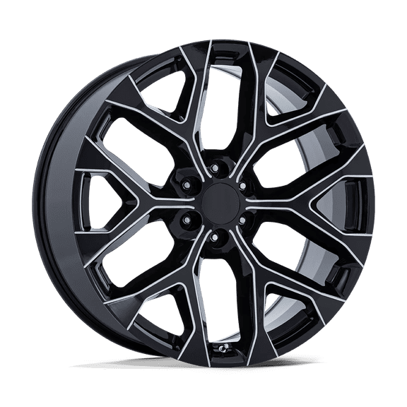 Performance Replicas Cast Aluminum Wheel PR177 24x10 6x5.5 G-BLK MILL 24mm, 177M-2415824