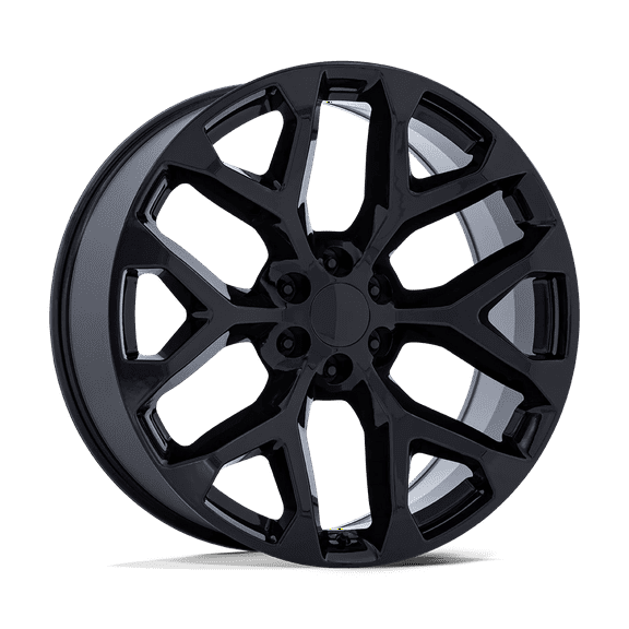 Performance Replicas Cast Aluminum Wheel PR177 26x10 6x5.5 G-BLK 24mm, 177GB-2615824