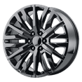 thumbnail image 1 of Performance Replicas Cast Aluminum Wheel PR198 24x10 6x5.5 G-BLK 31mm, 198GB-2415831, 1 of 2