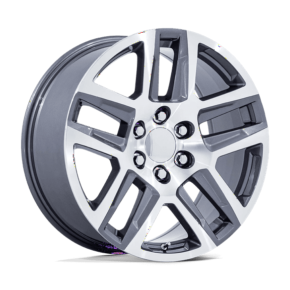 Performance Replicas Cast Aluminum Wheel PR203 20x9 6x5.5 GNMTL-MACH 28mm, PR203AX20906128
