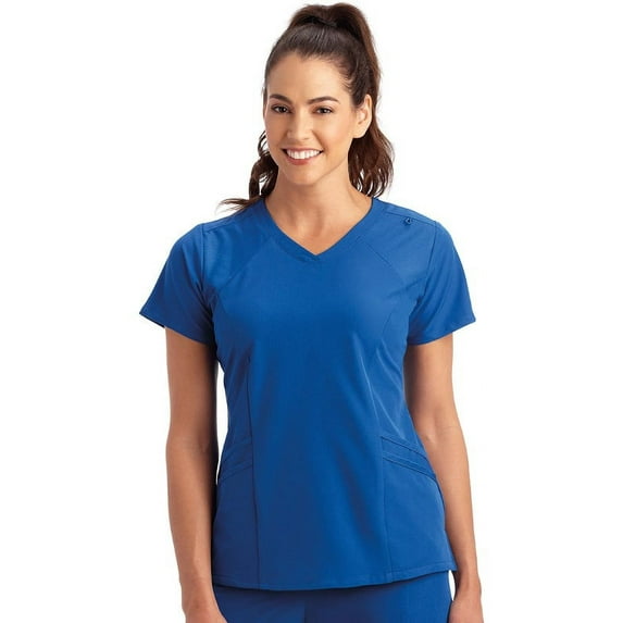 Performance Rx by Jockey® Women's Make Your Move V-Neck Solid Scrub Top