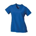 thumbnail image 1 of Performance Rx by Jockey® Women's V-Neck Embossed Side Panel Solid Scrub Top, 1 of 1