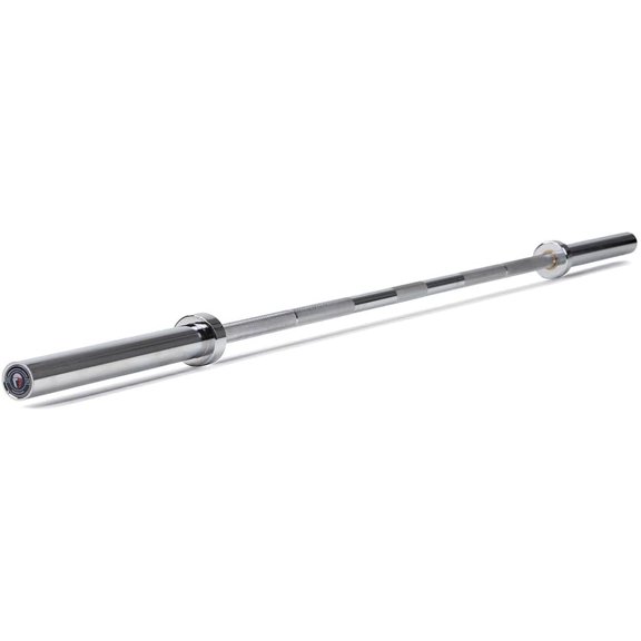 Performance Series 20 KG Power Bar, 1500 LB Capacity, 29mm Shaft, Chrome Finish, Bronze Bushings and Precision Medium Mountain Knurling, Olympic Strength Training Barbell