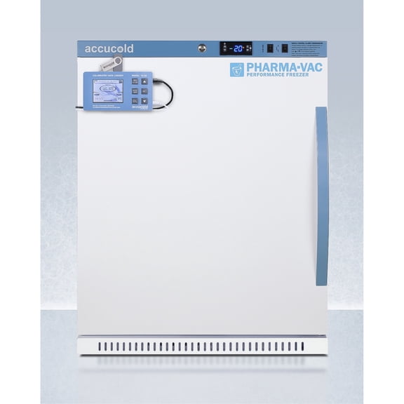 Accucold AFZ5PVBIADADL2BLHD ADA Height Pharma Vaccine Freezer w/ 4 Cu.Ft., Digital Data Logger