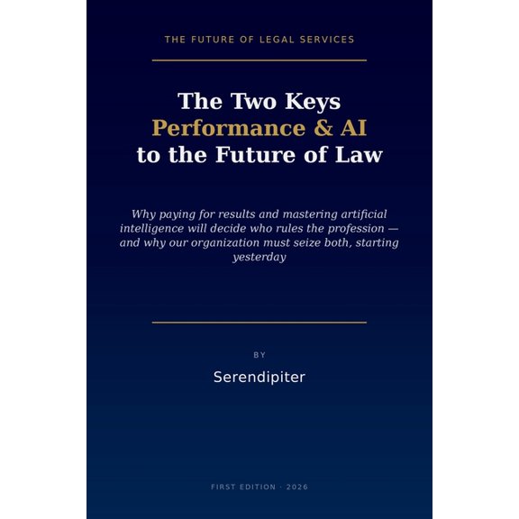 Performance Services and Forever Product The Two Keys: Performance & AI to the Future of Law: Why Performance Compensation and Mastery of AI Will Decide Who Rule, (Paperback)
