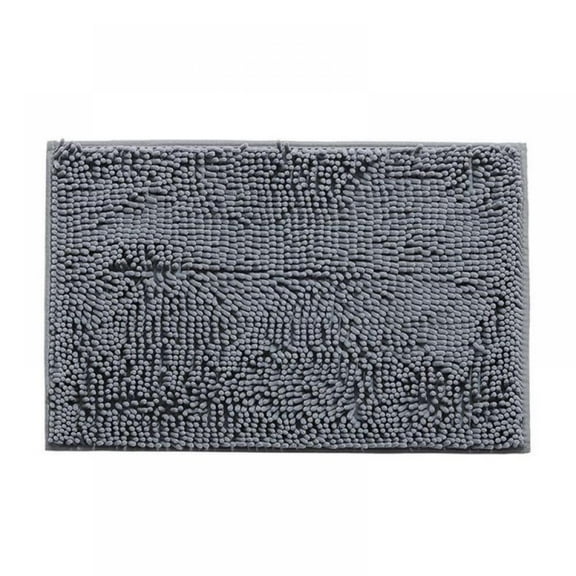 Performance Shiny Chenille Absorbent Memory Foam Bath Mat, Coarse Wool Shower Mat Machine Wash Soft Microfiber 15.7x23.6 Inch For Bathroom, Kitchen, Bedroom, Etc