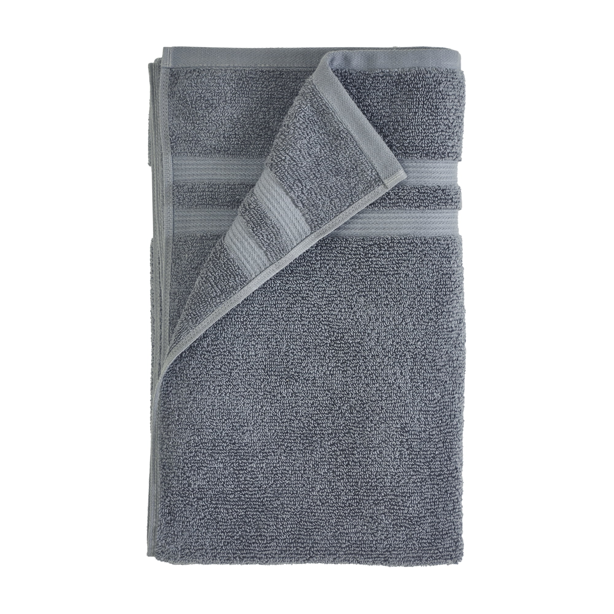 Mainstays Performance Solid Bath Towel, 54 x 30, Arctic White
