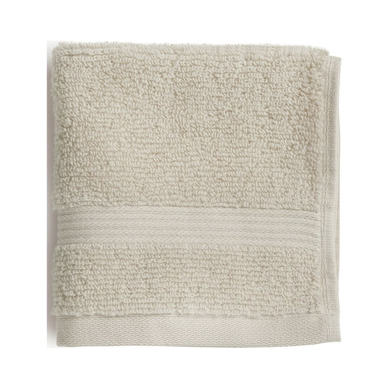 Wash Cloth (Set of 4), 12x12 - Cream