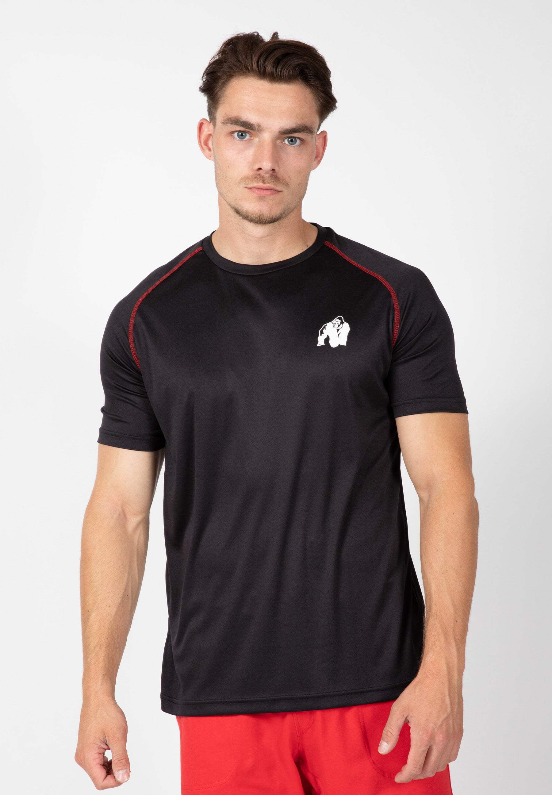 Performance T-Shirt - Black/Red - Walmart.com