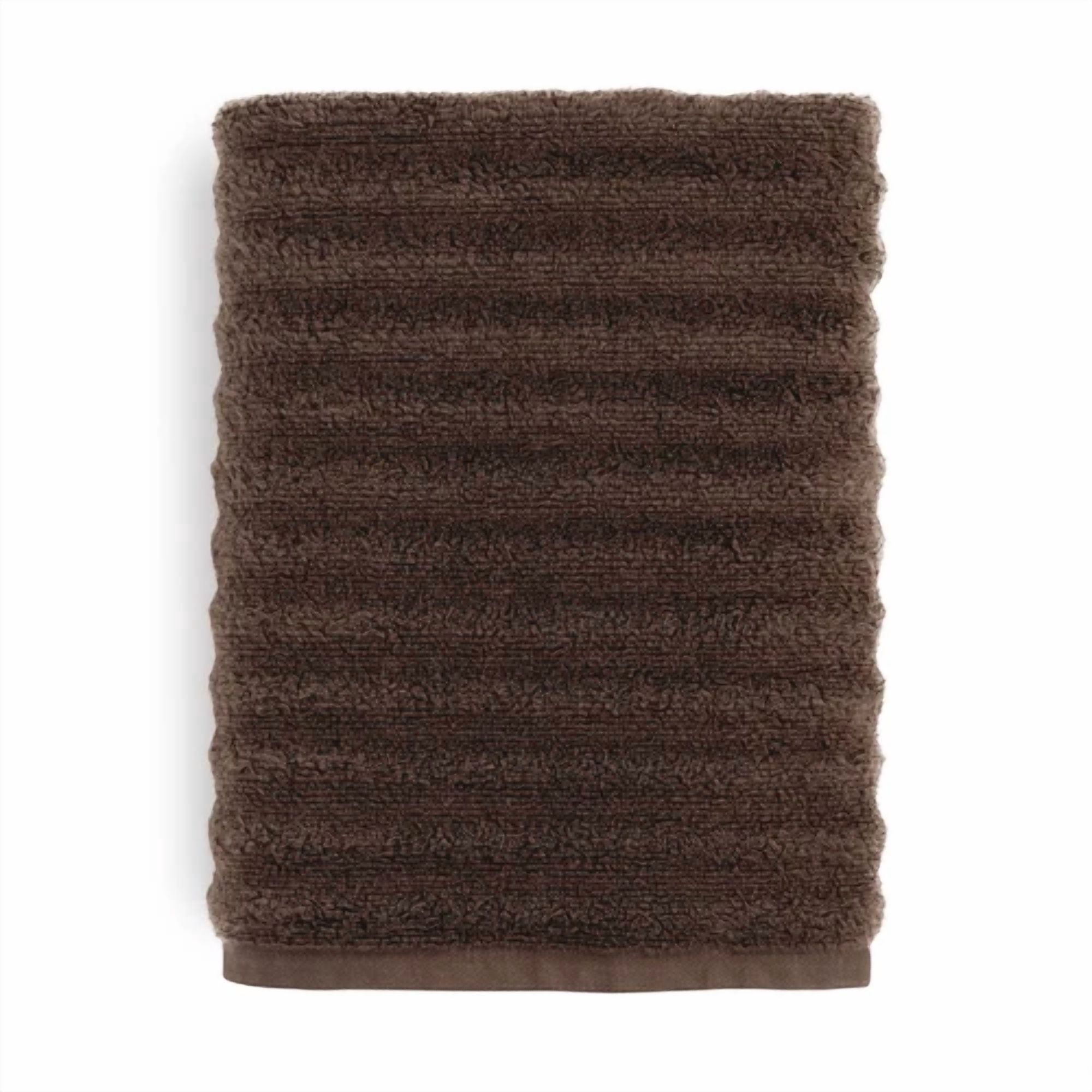 Performance Textured Bath Towel, 30" X 54", Brown Basket