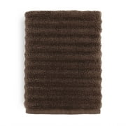 Performance Textured Bath Towel, 30" x 54", Brown - Mainstays