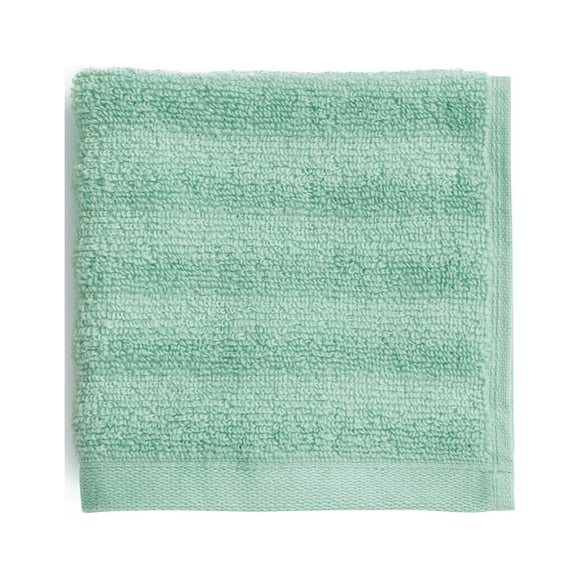Performance Textured Wash Cloth, 12" x 12", Mint - Mainstays