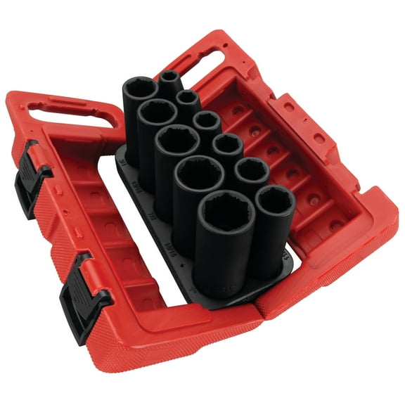 Performance Tool W32916 1/2" Dr. X-Trax SAE Socket Set