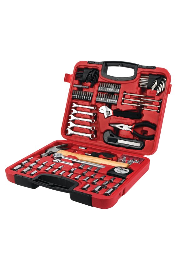W1532 107pc Home & Auto Tool Set, Hand Tools - Tool Sets , Red