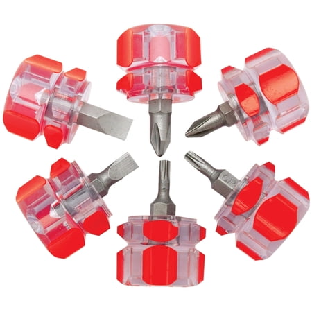 Performance Tool 1420 6 Piece Mini Stubby Screwdriver Set