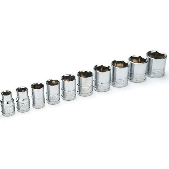 Performance Tool 3/8" Drive Standard Socket Set (W38002)
