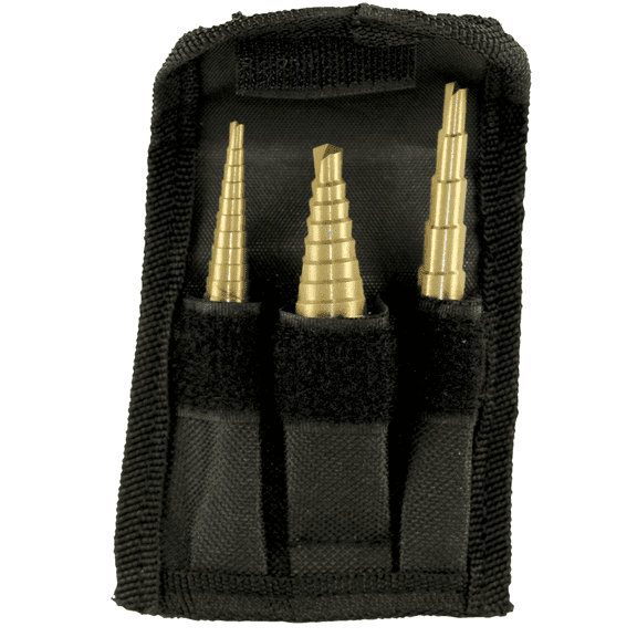 Wilmar Corp. / Performance Tool 3 Piece Step Drill Set