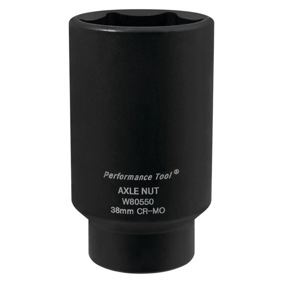 Performance Tool W80550 38mm Front Wheel Drive Axle Nut Socket