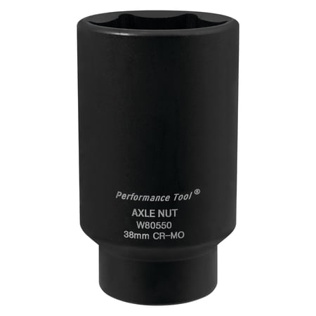 Performance Tool W80550 38mm Front Wheel Drive Axle Nut Socket