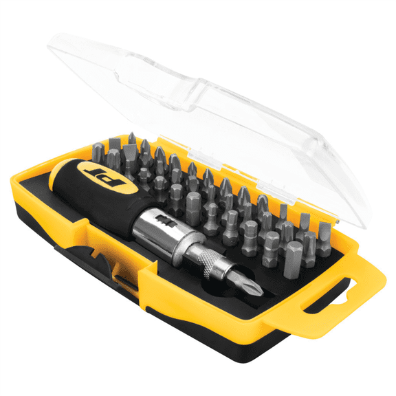 Performance Tool 20151 38-Piece Ratcheting Driver Set With Clear View Storage Case