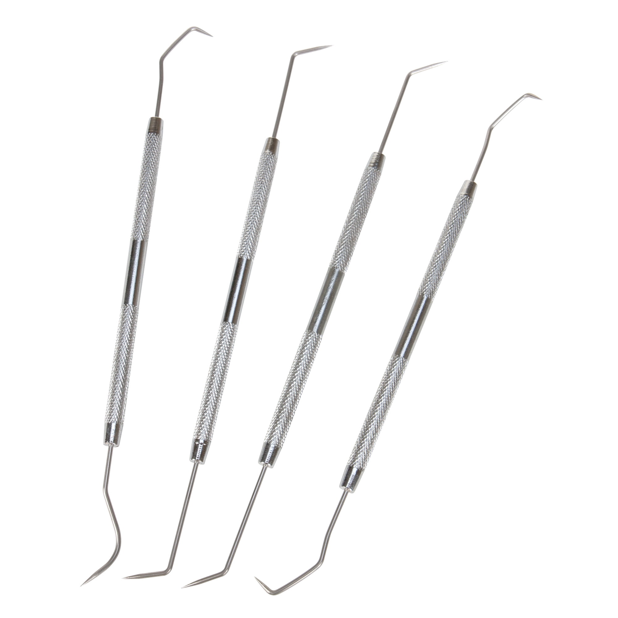 Performance Tool W80749 4-Piece Precision Pick & Hook Set with Stainless Steel Tips - Ideal for Jewelers, Mechanics, Fishermen, Gun Repairs, and More