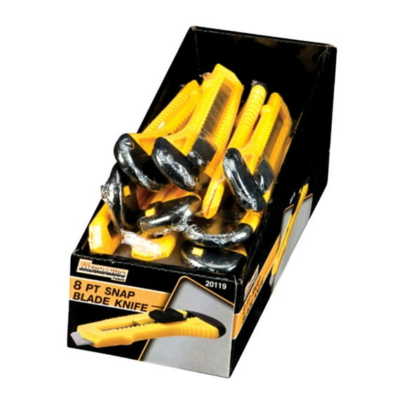 Performance Tool 5.6 in. Retractable Snap Knife Yellow - Total Qty: 10