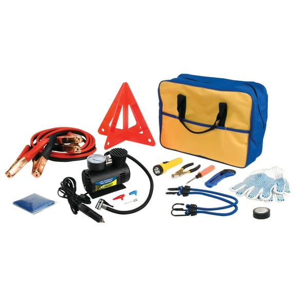 Performance Tool 60220 Premium Roadside Emergency Kit With Jumper Cables