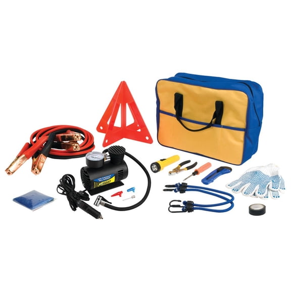 Performance Tool 60220 Premium Roadside Emergency Kit With Jumper Cables