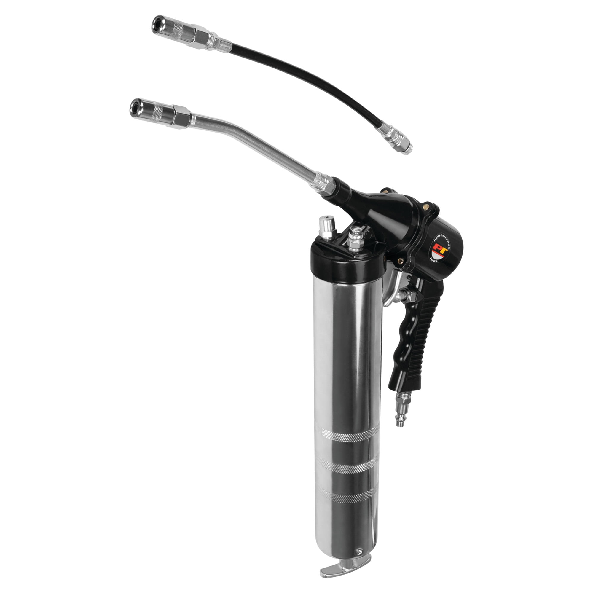 Performance Tool M582DB Pneumatic Air Grease Gun, 14 Oz. Automotive, Marine, Lubrication, Heavy Duty, Industrial, Silver
