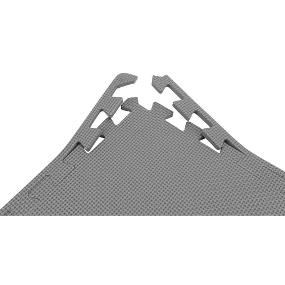 Performance Tool W88988 12-Inch X 12-Inch Protective Diamond Shape Anti-Fatigue Interlocking Floor Mat (12 Square Feet) , Grey