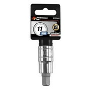 Performance Tool Drive Hex Bit Socket Automotive Specialty Parts, 11 mm, 0.3 lb