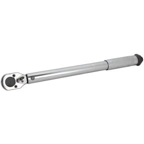 Performance Tool M238 Click Torque Wrench - 3/8 Inch Drive, Adjustable 10 to 80 lbs ft. for Automotive Repair, Garage Maintenance, Chrome-Plated, Calibrated Torque Control