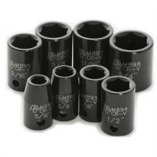 Performance Tool M588DB 8pc 3/8" Dr SAE Impact Skt Set