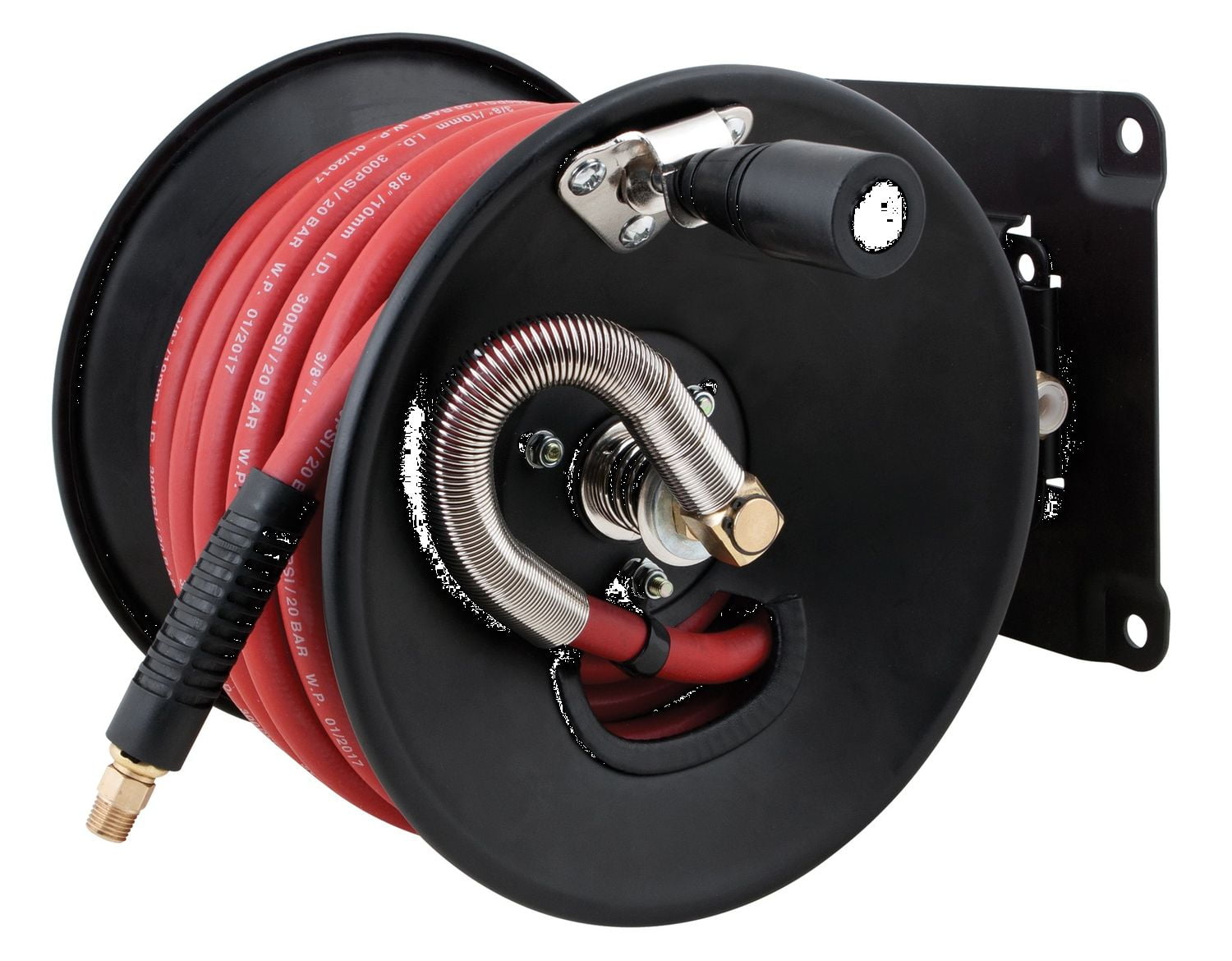 Performance Tool M672 Quick Mount Hand Crank Air Hose Reel (3/8 Air