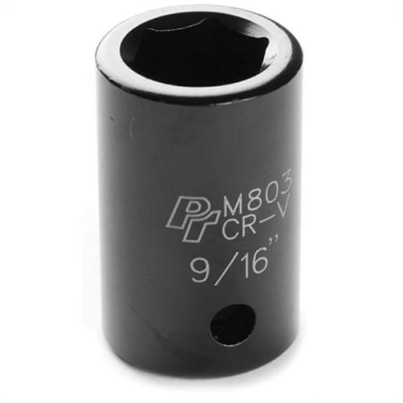 Performance Tool M803 1/2" Dr. 6Pt. Impact Socket 9/16"