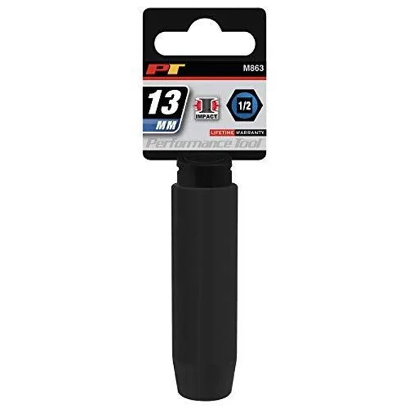 Performance Tool M863 1/2" Dr 13Mm Dw Impact Socket