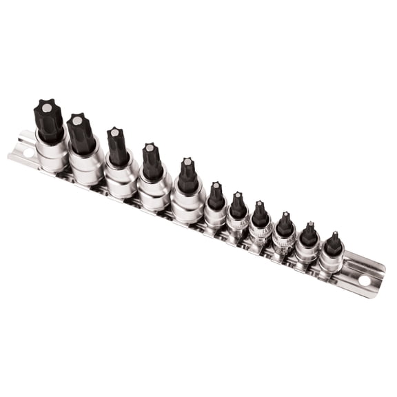 Performance Tool W38801 Magnetic Star Bit Socket Set (11pc)