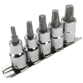 Performance Tool W13500 Mortorq Bit Socket Set, 5Pc - Professional Grade Torx Fastener Kit for Automotive and Industrial Applications