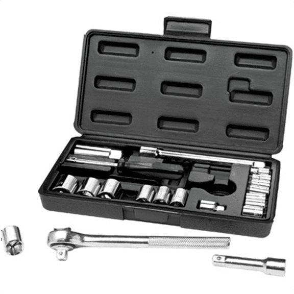 Wilmar Corp. / Performance Tool 21 Pc 1/4"&3/8" Dr SAE Skt Set