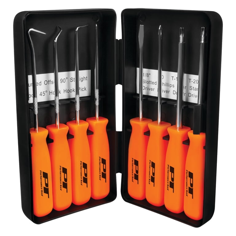 Performance Tool W941 8-Piece Specialty Pick/Driver Set, Precision