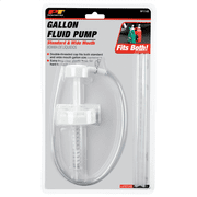 Performance Tool W1140 Standard & Wide Mouth Gallon Fluid Pump, 17 In. Hose, Two Inlet Hoses, Clear