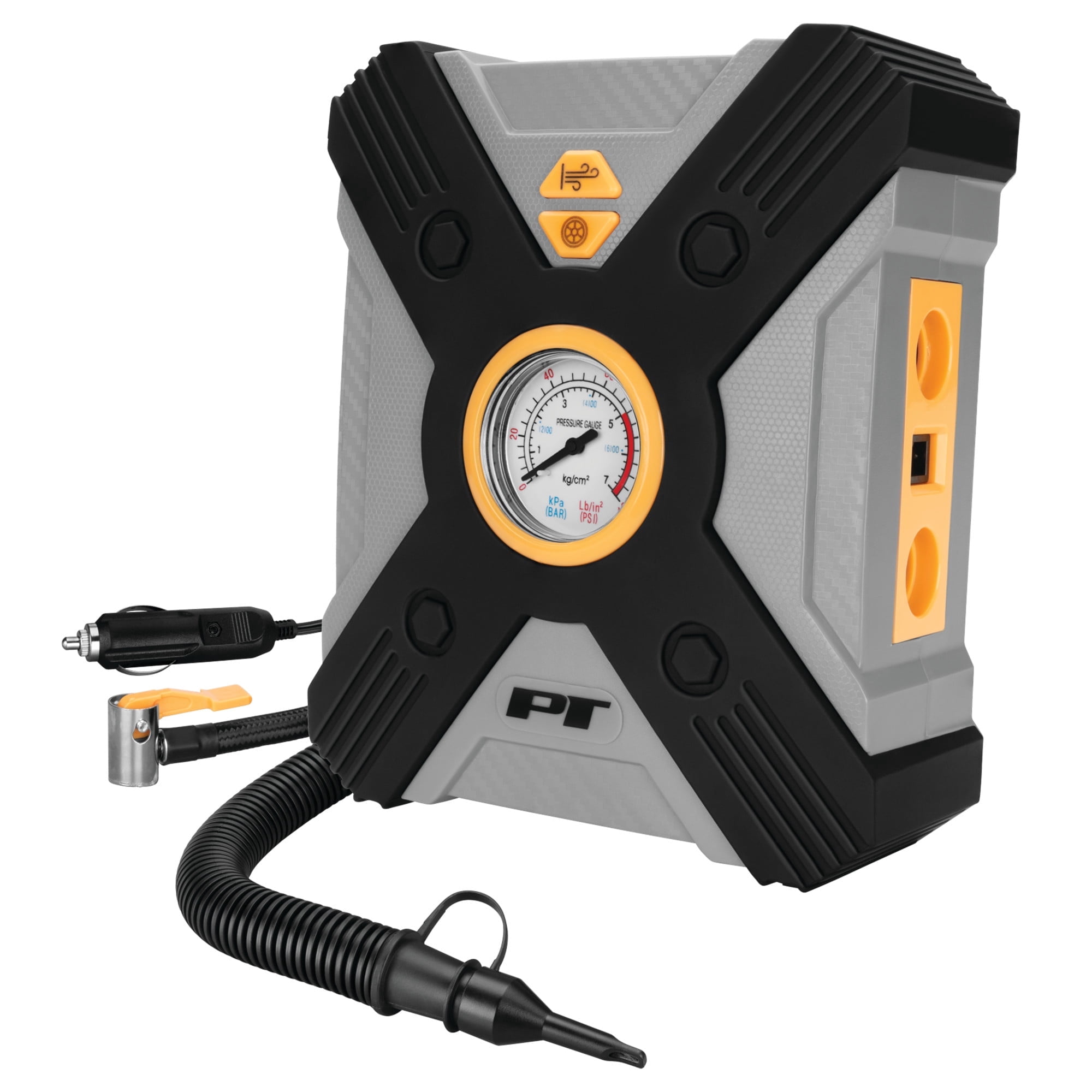Performance Tool Vortex E00004 12V Raft & Tire Inflator, Lever-Locking ...