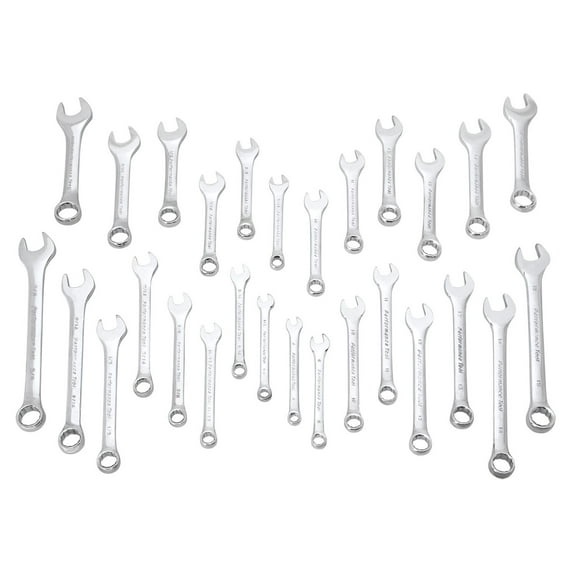 Performance Tool W1093 28pc SAE & MET Wrench Set
