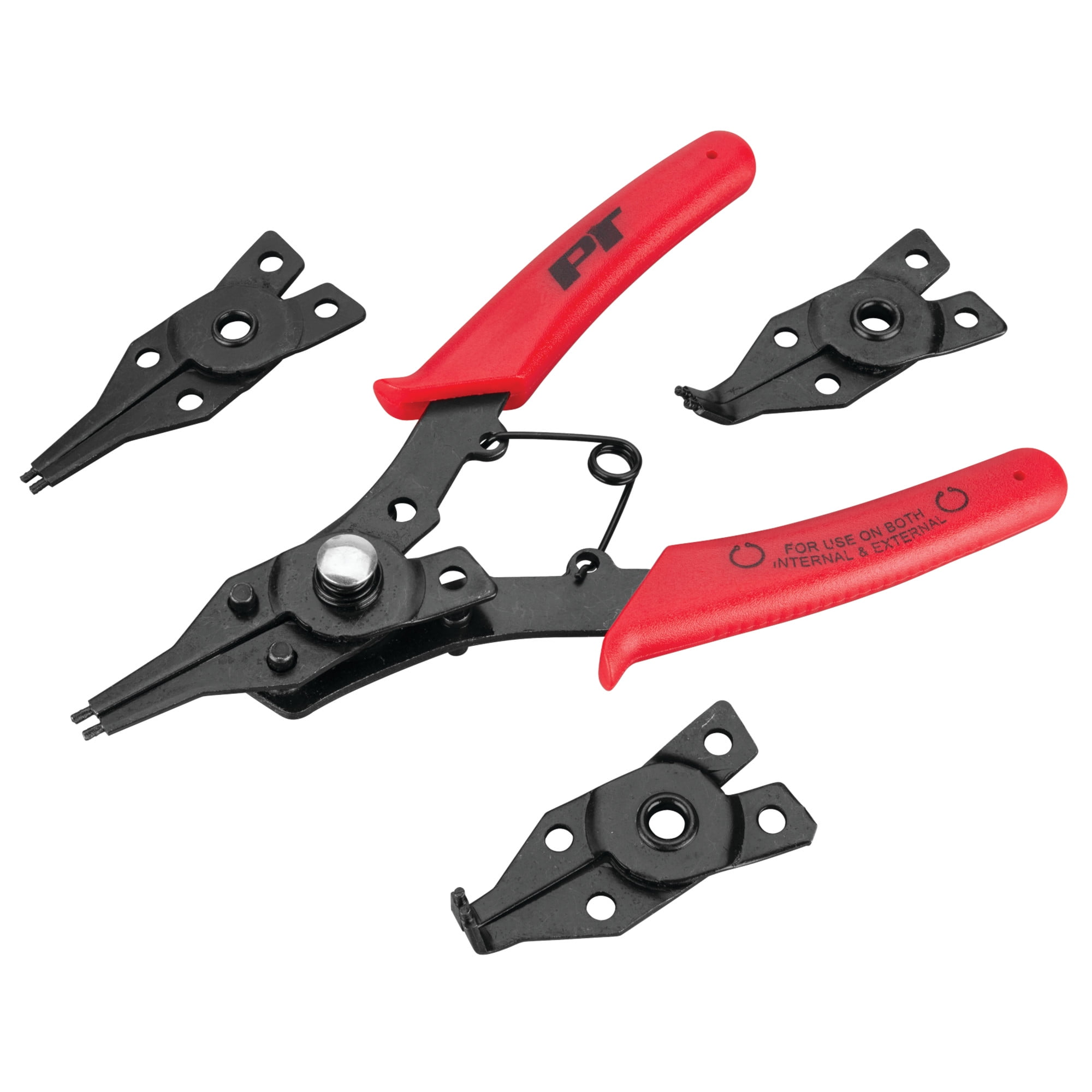 Performance Tool W1159 5-Piece Interchangeable Jaw Snap Ring Plier
