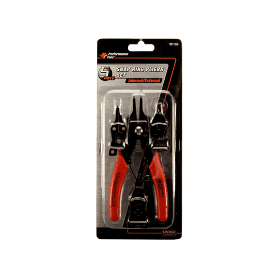 Wilmar Corp. / Performance Tool 5 Piece Combo Snap Ring Plier Set