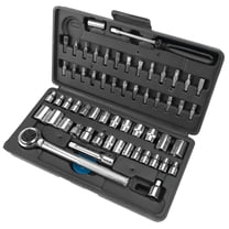 Performance Tool W1168 SAE/Metric 60-Piece Socket (1/4-Inch & 3/8-Inch Drive) and Bit Set