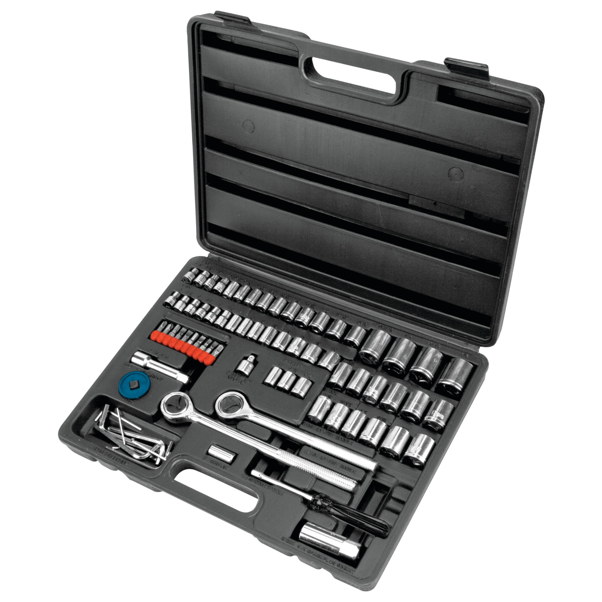 Performance Tool W1183 SAE/Metric 85-Piece Socket (1/4-Inch, 3/8-Inch & 1/2-Inch Drive) & Bet Set