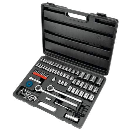 Performance Tool W1183 SAE/Metric 85-Piece Socket (1/4-Inch, 3/8-Inch & 1/2-Inch Drive) & Bit Set