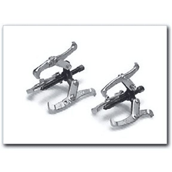 Performance Tool W137P 6 In. 3-Jaw Gear Puller - Reversible Design, Drop-Forged Steel, Zinc Plating