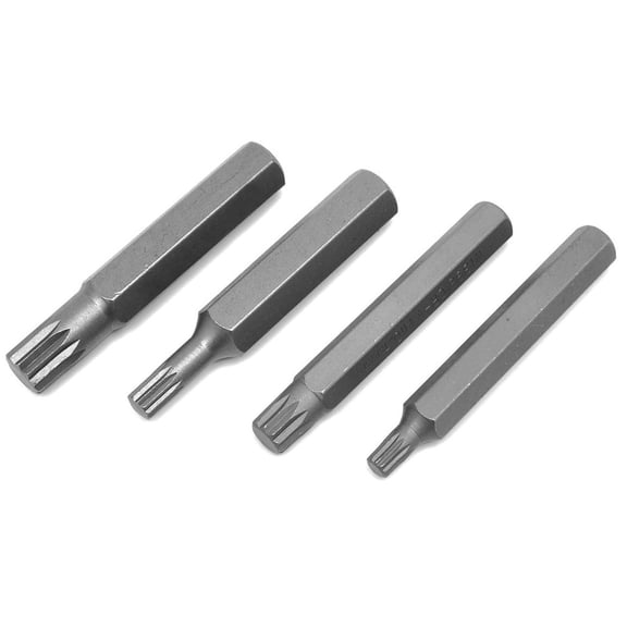 Performance Tool W1395 4-Piece Metric Triple Square Bit Socket Set